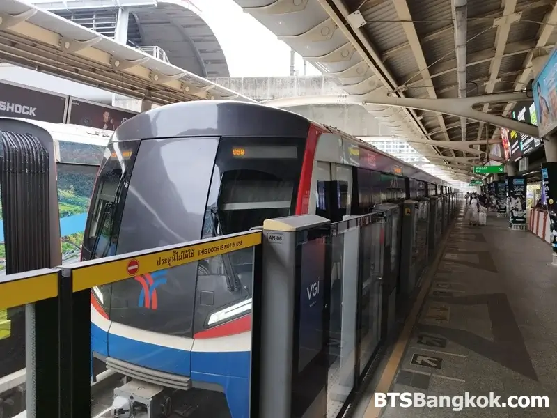 Skytrain at BTS Station